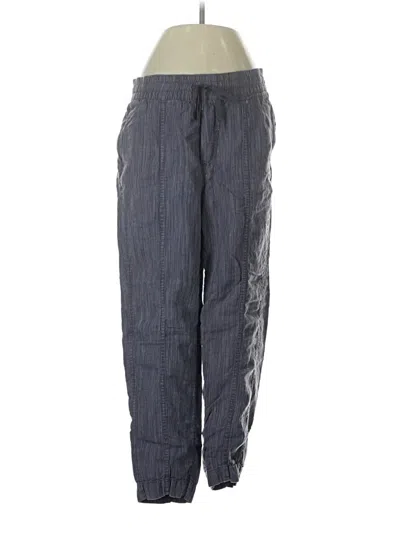 Pre-owned Athleta Linen Pants In Gray