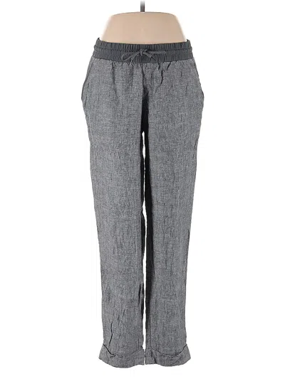 Pre-owned Athleta Linen Pants In Gray