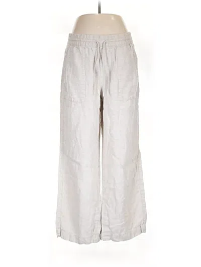 Pre-owned Athleta Linen Pants In Gray