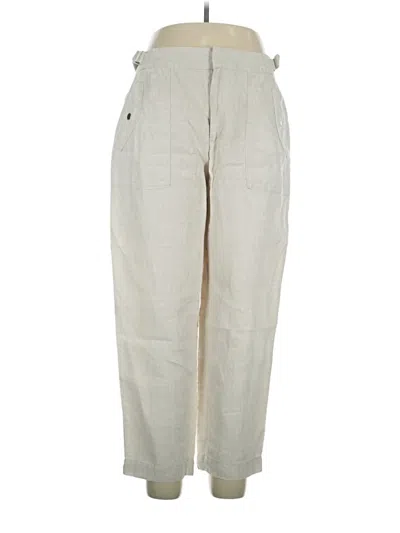 Pre-owned Athleta Linen Pants In Gray
