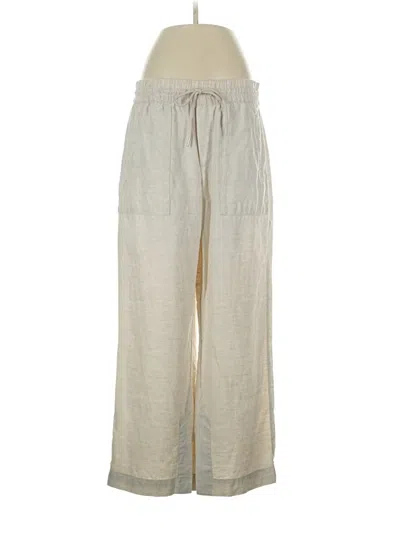 Pre-owned Athleta Linen Pants In Gray