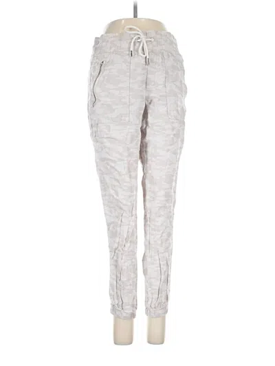 Pre-owned Athleta Linen Pants In Gray