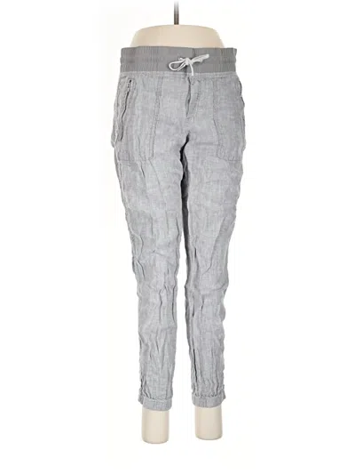 Pre-owned Athleta Linen Pants In Gray