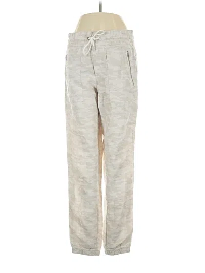 Pre-owned Athleta Linen Pants In Gray