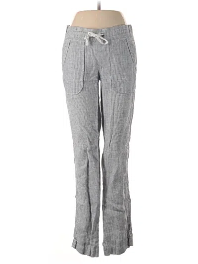 Pre-owned Athleta Linen Pants In Gray
