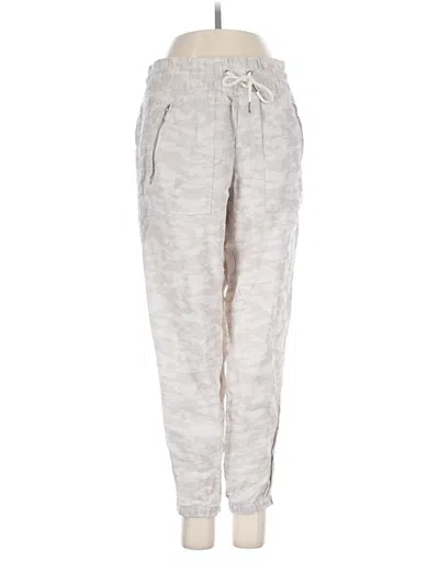 Pre-owned Athleta Linen Pants In Gray
