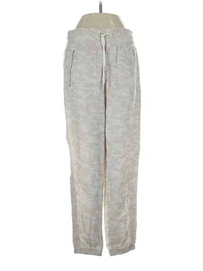 Pre-owned Athleta Linen Pants In Gray