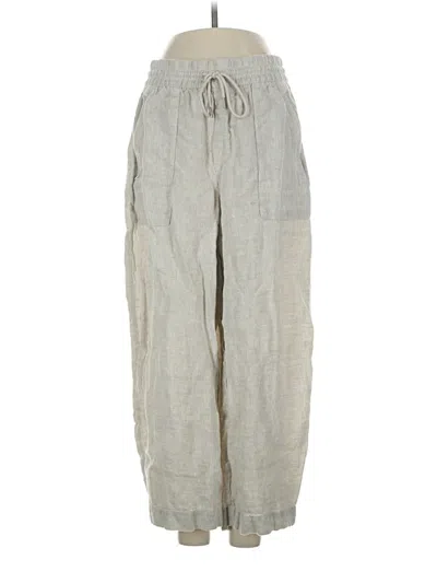 Pre-owned Athleta Linen Pants In Gray