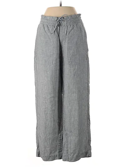 Pre-owned Athleta Linen Pants In Gray