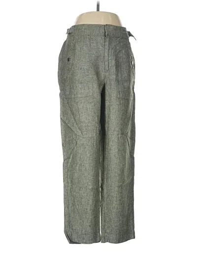 Pre-owned Athleta Linen Pants In Green