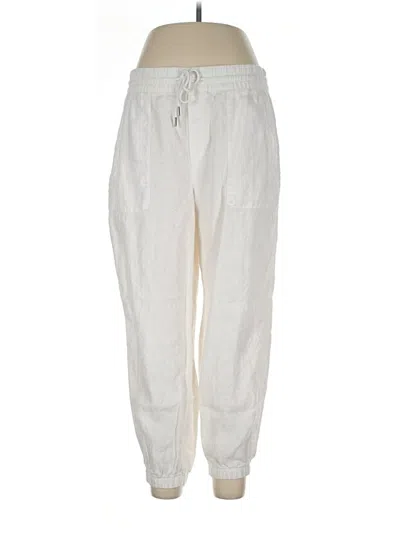 Pre-owned Athleta Linen Pants In Ivory