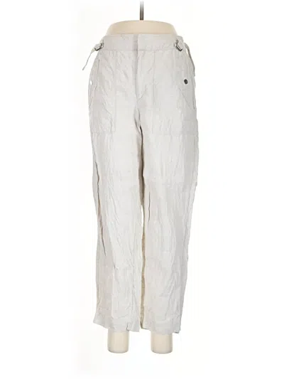 Pre-owned Athleta Linen Pants In Ivory