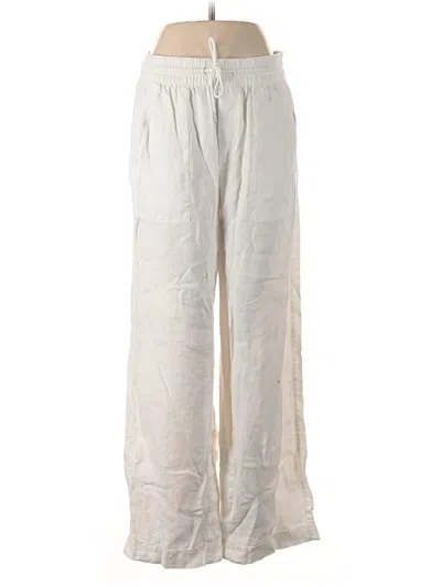 Pre-owned Athleta Linen Pants In Ivory