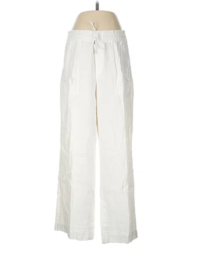 Pre-owned Athleta Linen Pants In Ivory