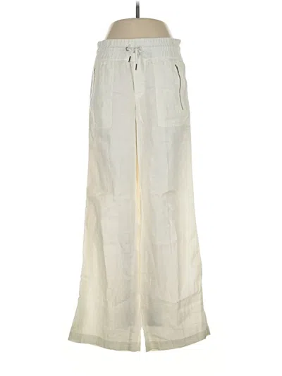 Pre-owned Athleta Linen Pants In Ivory