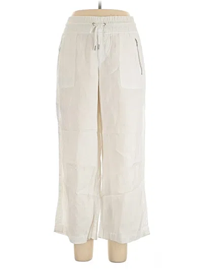 Pre-owned Athleta Linen Pants In Ivory