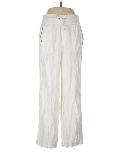 Pre-owned Athleta Linen Pants In Ivory
