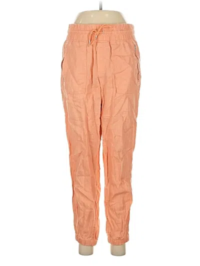 Pre-owned Athleta Linen Pants In Orange