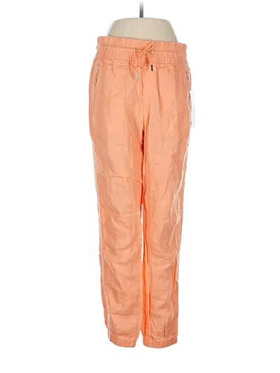 Athleta Linen Pants In Orange