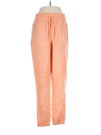 Pre-owned Athleta Linen Pants In Orange