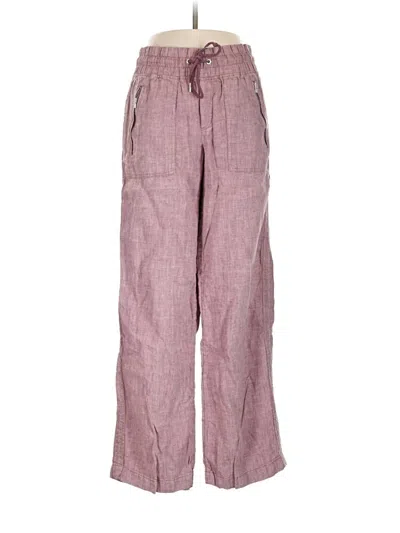 Pre-owned Athleta Linen Pants In Pink