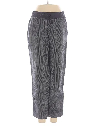 Pre-owned Athleta Linen Pants In Silver