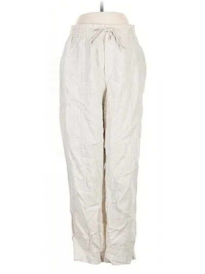 Pre-owned Athleta Linen Pants In Silver