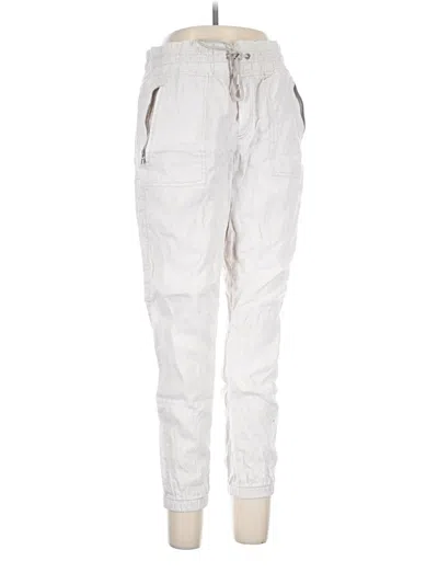 Pre-owned Athleta Linen Pants In Silver