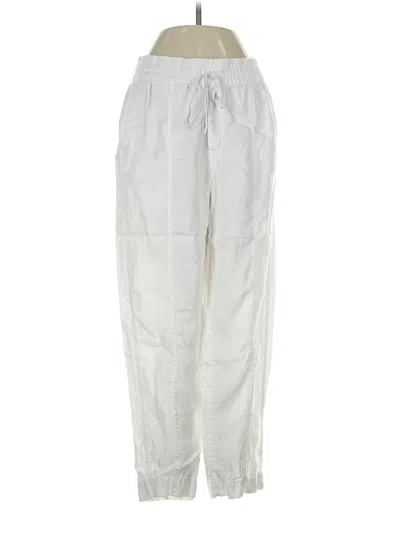 Pre-owned Athleta Linen Pants In Silver