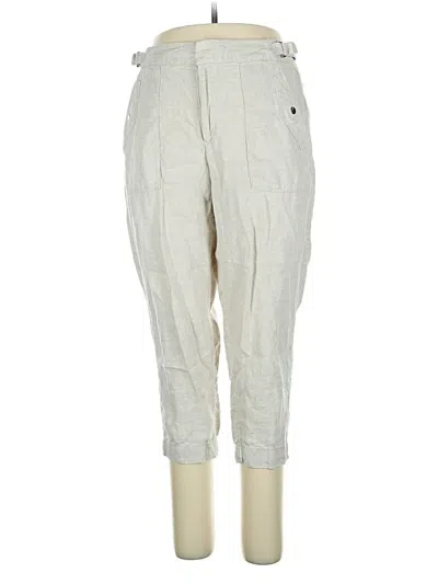 Pre-owned Athleta Linen Pants In White