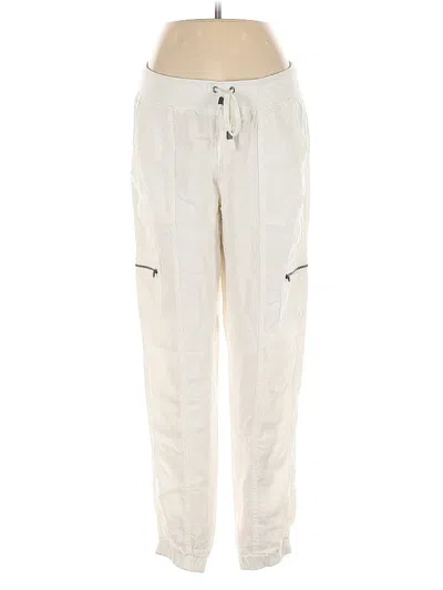 Pre-owned Athleta Linen Pants In White