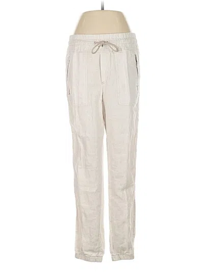 Pre-owned Athleta Linen Pants In White