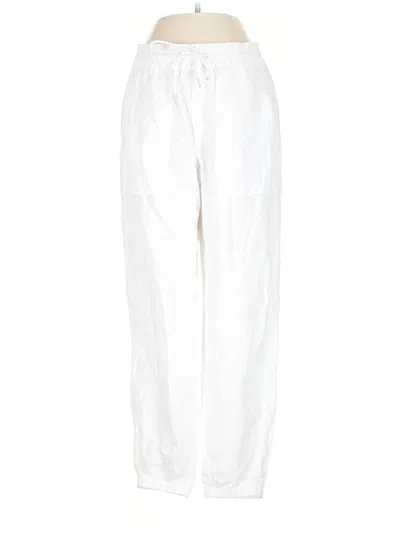 Pre-owned Athleta Linen Pants In White