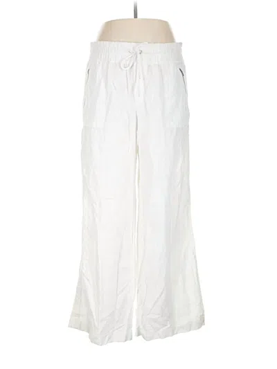 Pre-owned Athleta Linen Pants In White