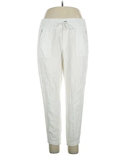 Pre-owned Athleta Linen Pants In White