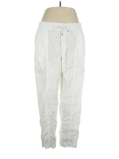 Pre-owned Athleta Linen Pants In White