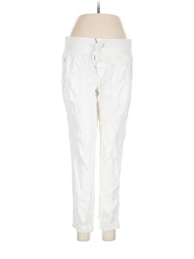 Pre-owned Athleta Linen Pants In White