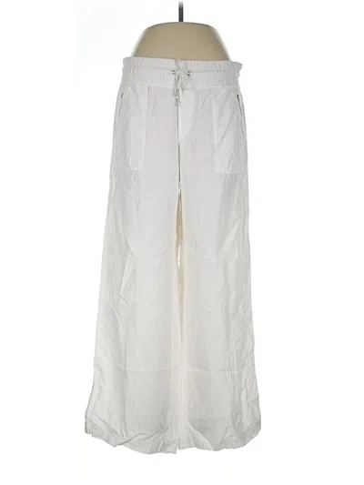 Pre-owned Athleta Linen Pants In White