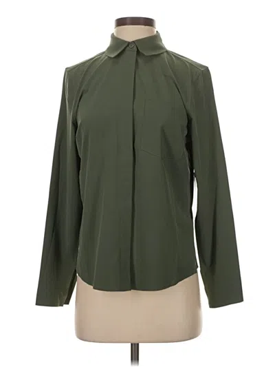 Athleta Long Sleeve Blouse In Green