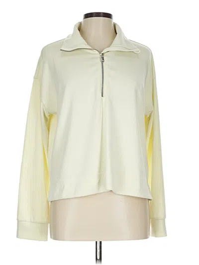 Pre-owned Athleta Long Sleeve Blouse In Yellow