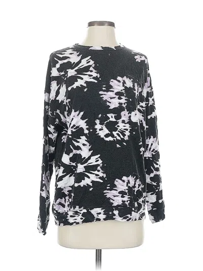 Pre-owned Athleta Long Sleeve T-shirt In Black