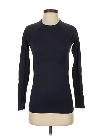 Pre-owned Athleta Long Sleeve T-shirt In Black