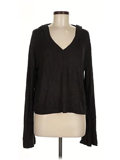 Pre-owned Athleta Long Sleeve T-shirt In Black