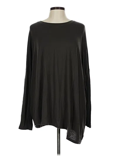 Pre-owned Athleta Long Sleeve T-shirt In Black