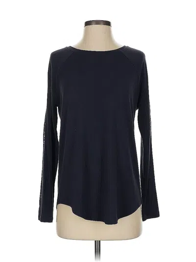 Pre-owned Athleta Long Sleeve T-shirt In Blue
