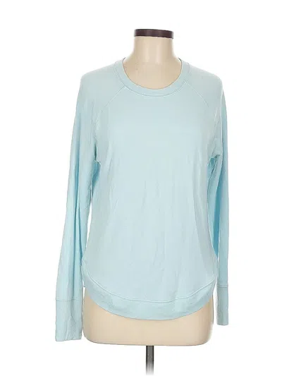 Pre-owned Athleta Long Sleeve T-shirt In Blue