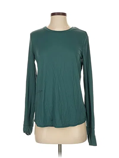 Pre-owned Athleta Long Sleeve T-shirt In Blue