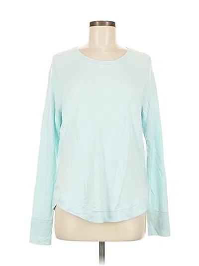 Pre-owned Athleta Long Sleeve T-shirt In Blue