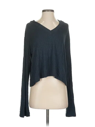 Pre-owned Athleta Long Sleeve T-shirt In Blue