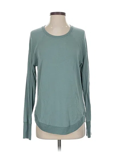 Pre-owned Athleta Long Sleeve T-shirt In Blue